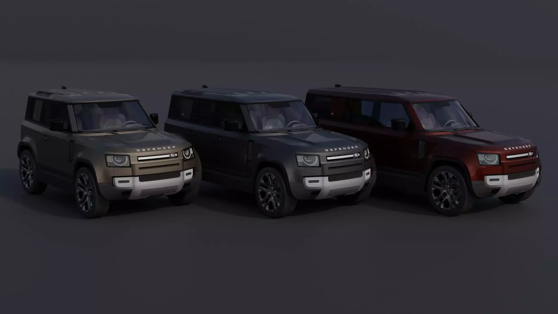 Land Rover Defender Pack 3D Model Collection_0