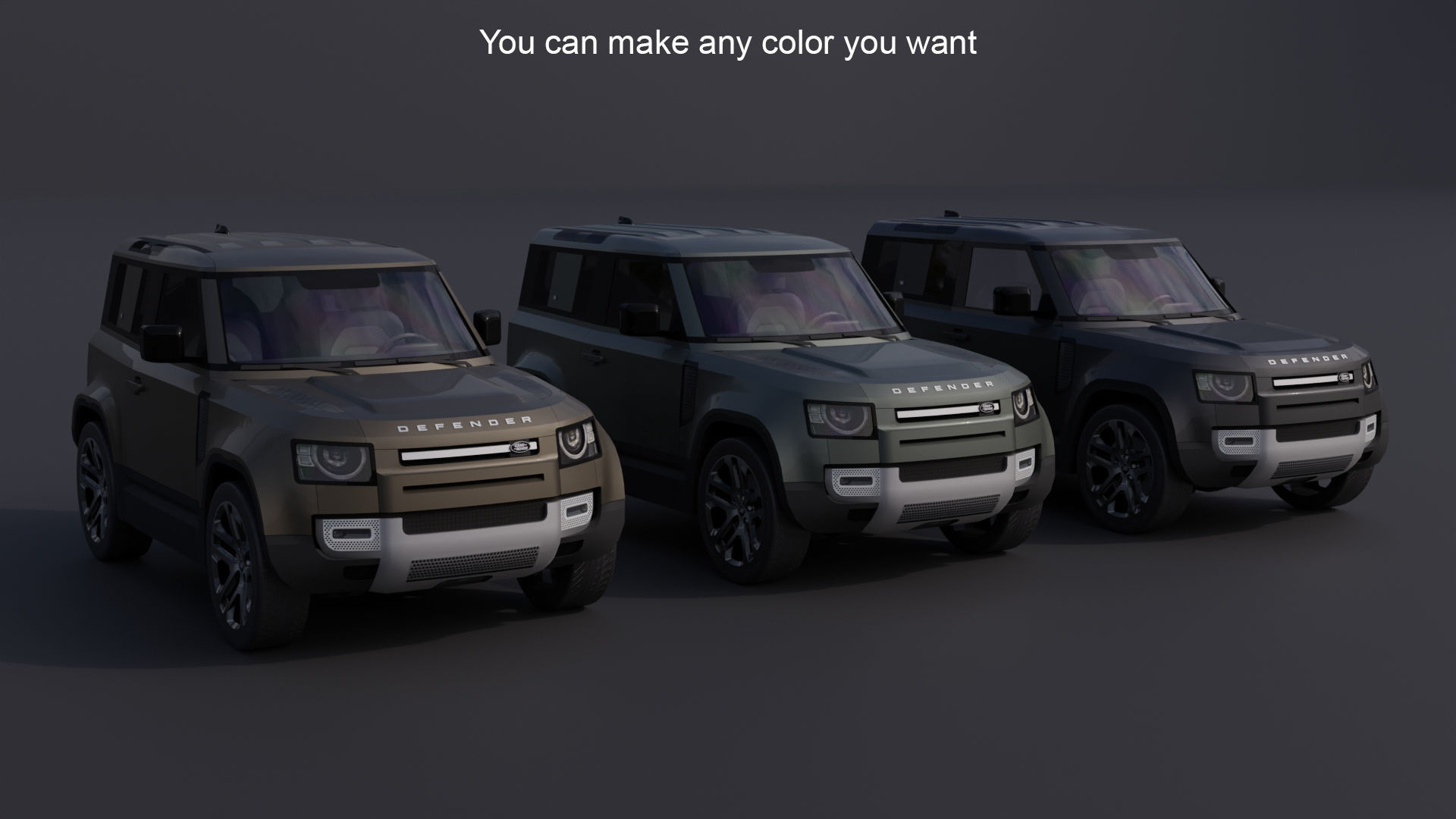 Land Rover Defender Pack 3D Model Collection_4