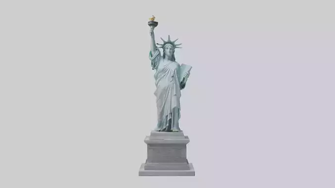 The Path of Liberty statue model