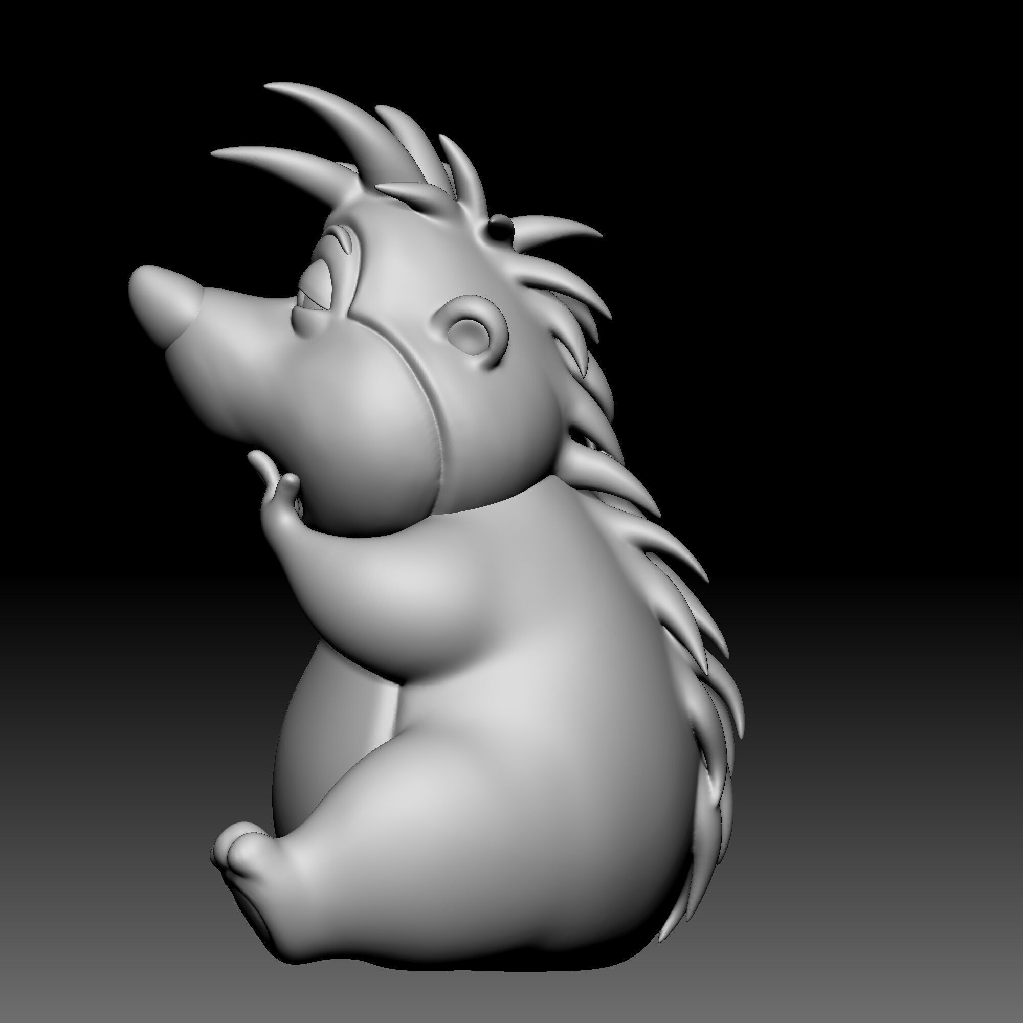 Hedgehog - Alice in Wonderland - 020 3D print model_13