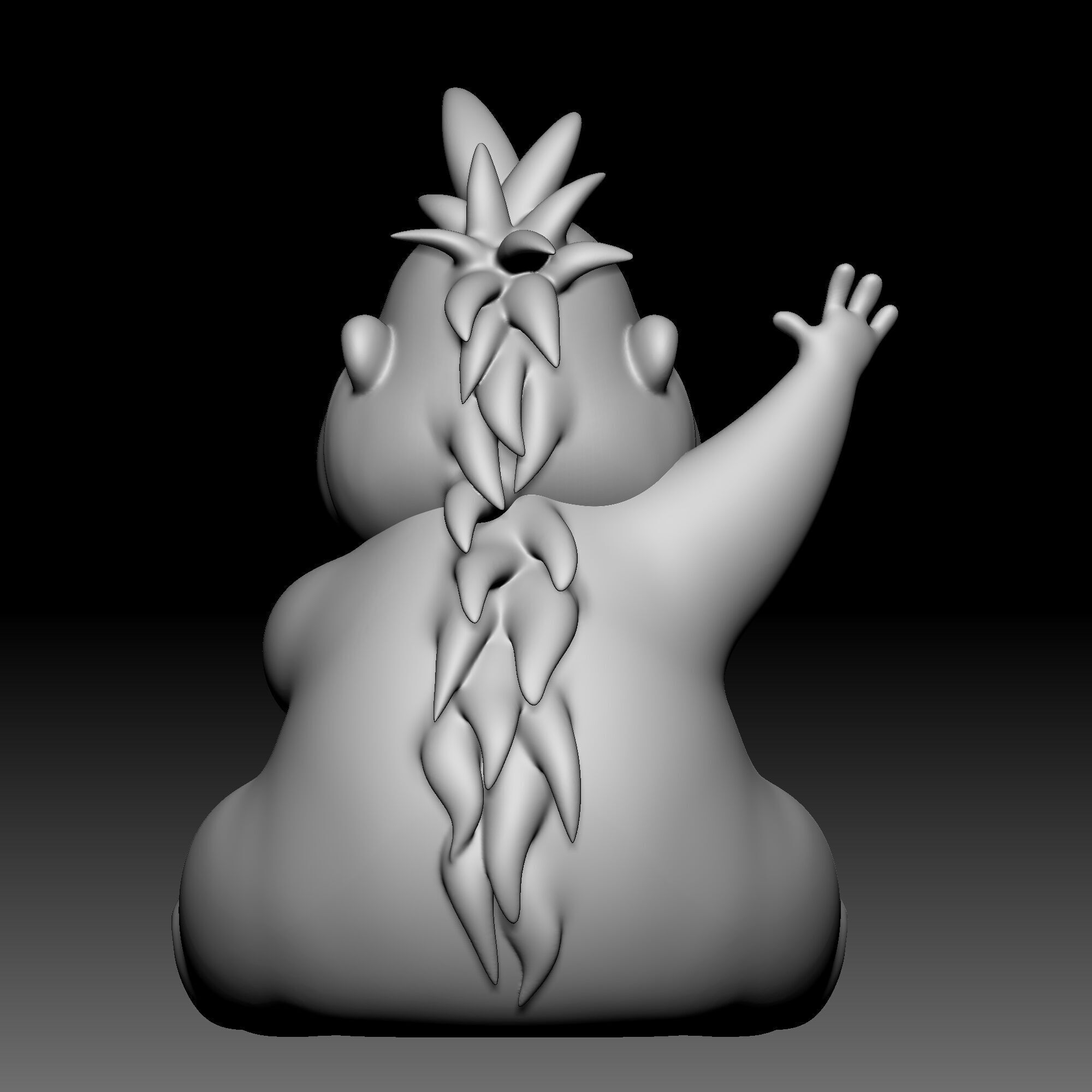 Hedgehog - Alice in Wonderland - 020 3D print model_5