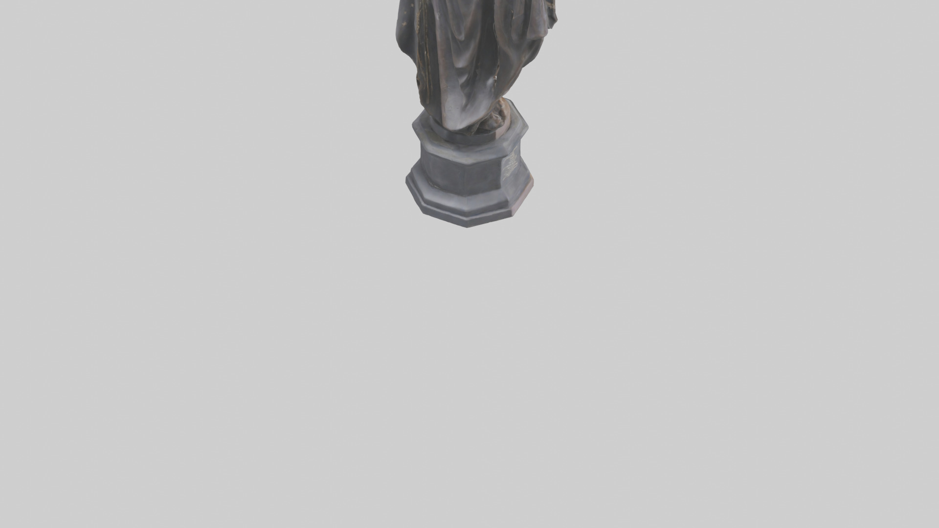 The Path of Freedom statue model Low-poly 3D model_6
