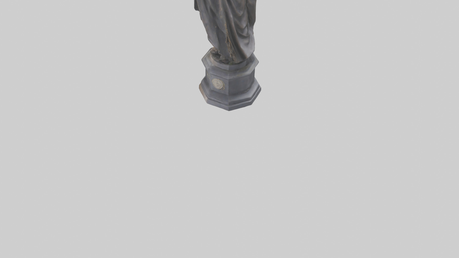The Path of Freedom statue model Low-poly 3D model_5