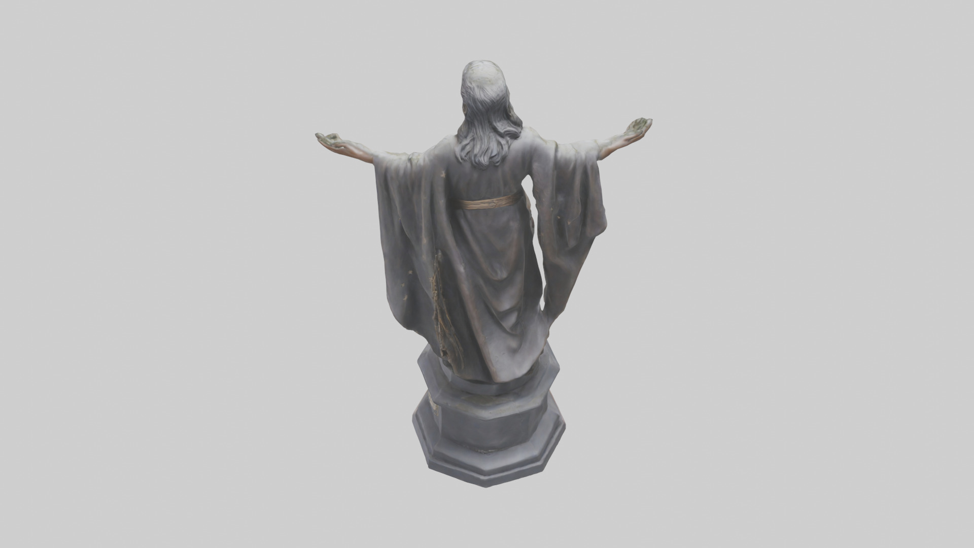 The Path of Freedom statue model Low-poly 3D model_15