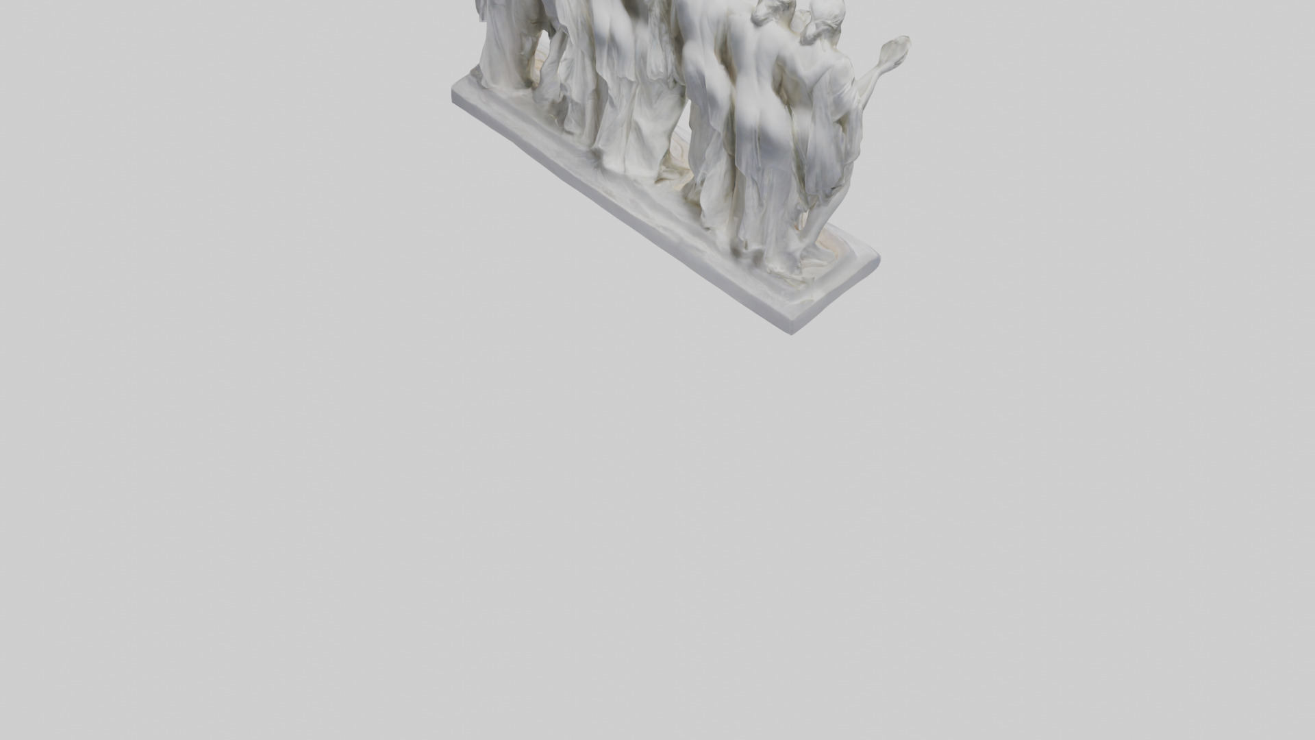 The Muses statue model Low-poly 3D model_5