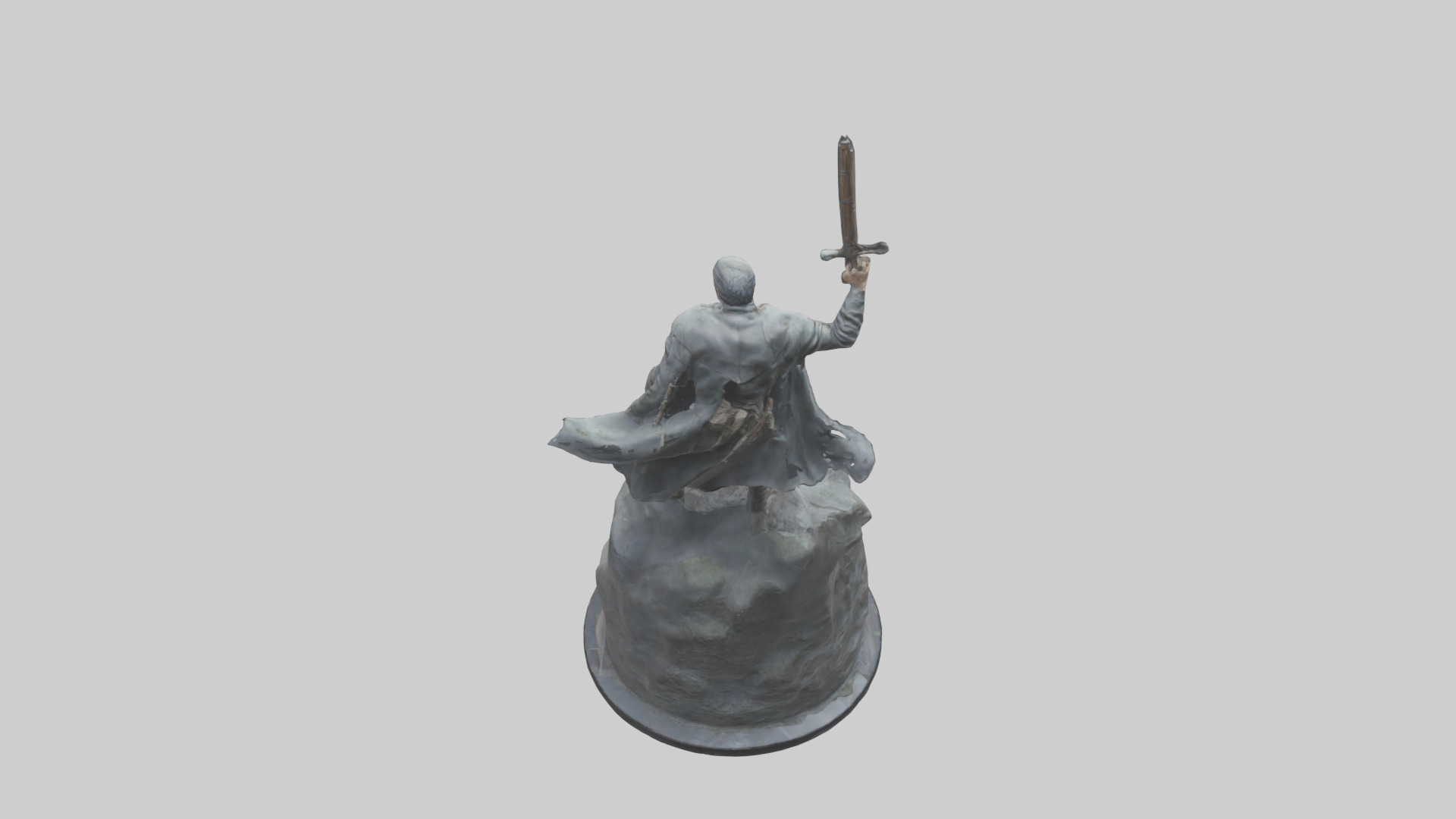 The Last Stand statue model Low-poly 3D model_15