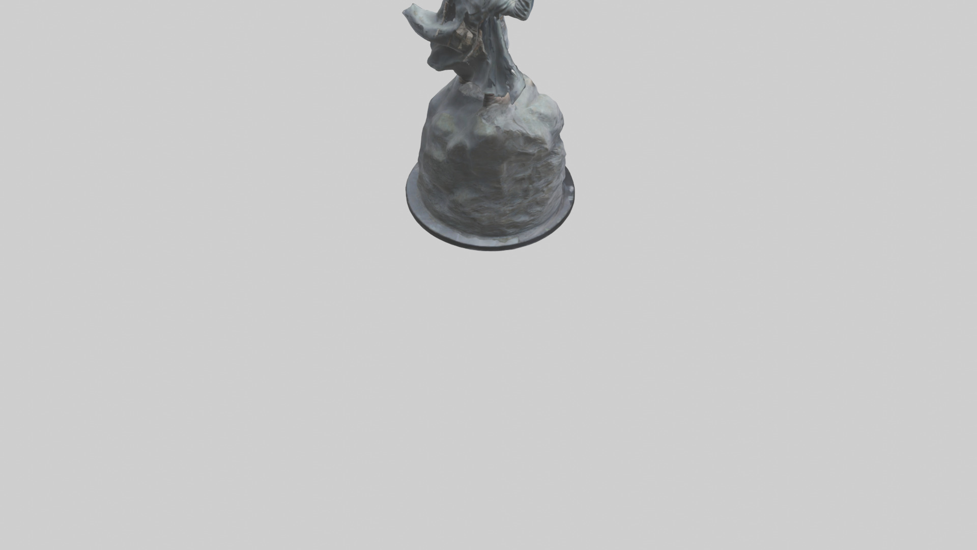 The Last Stand statue model Low-poly 3D model_4