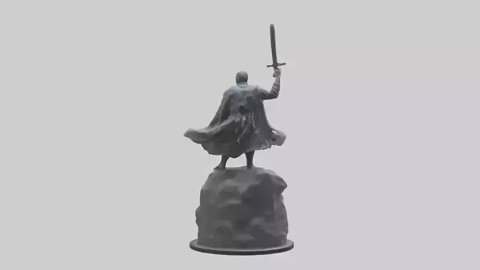 The Last Stand statue model
