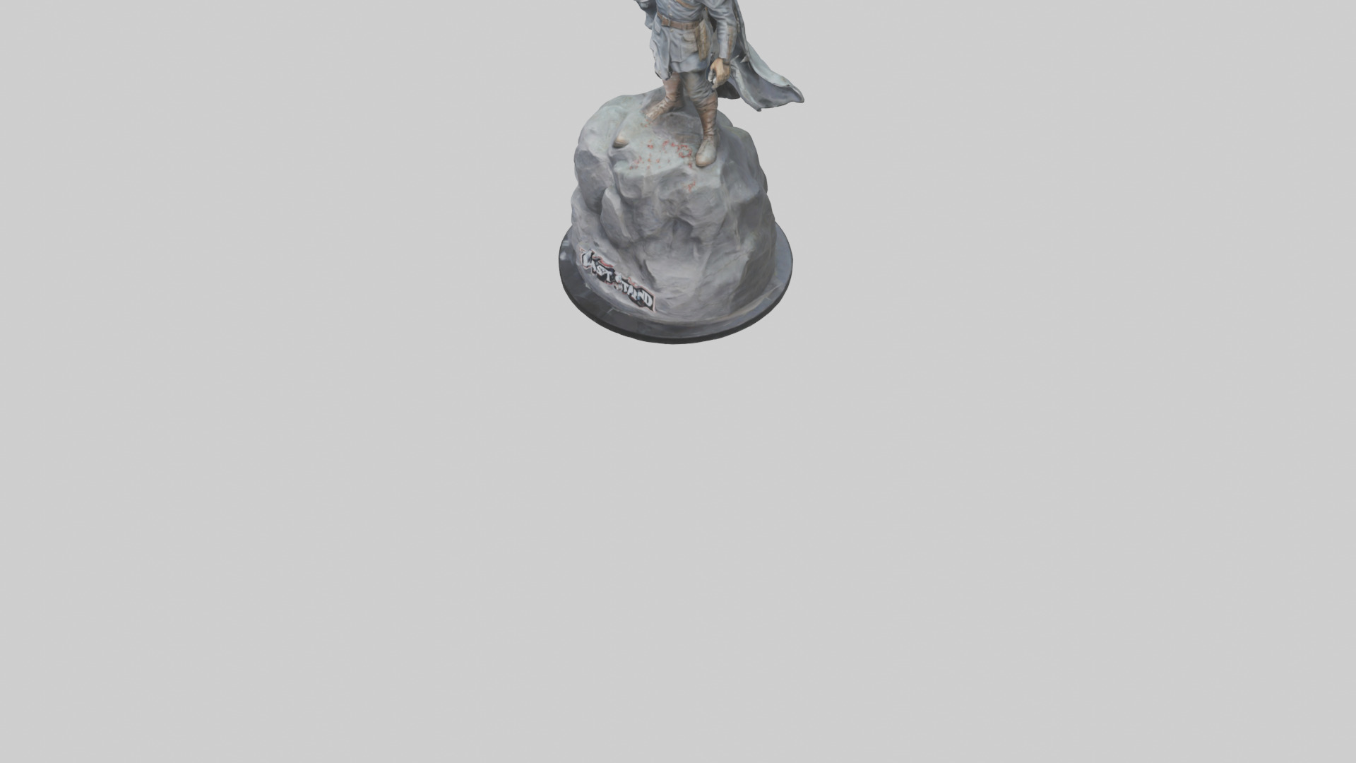The Last Stand statue model Low-poly 3D model_5