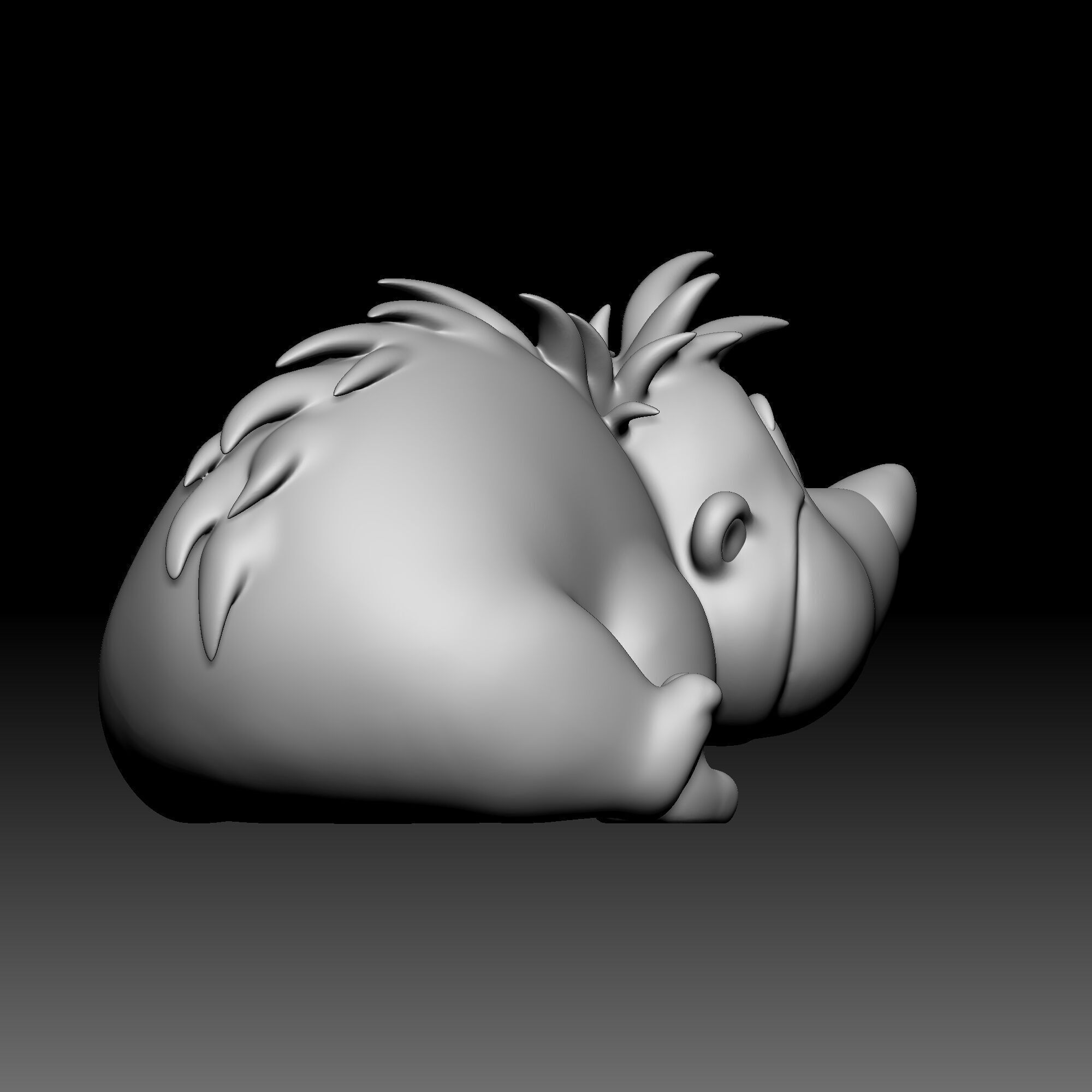Hedgehog - Alice in Wonderland - 010 3D print model_16