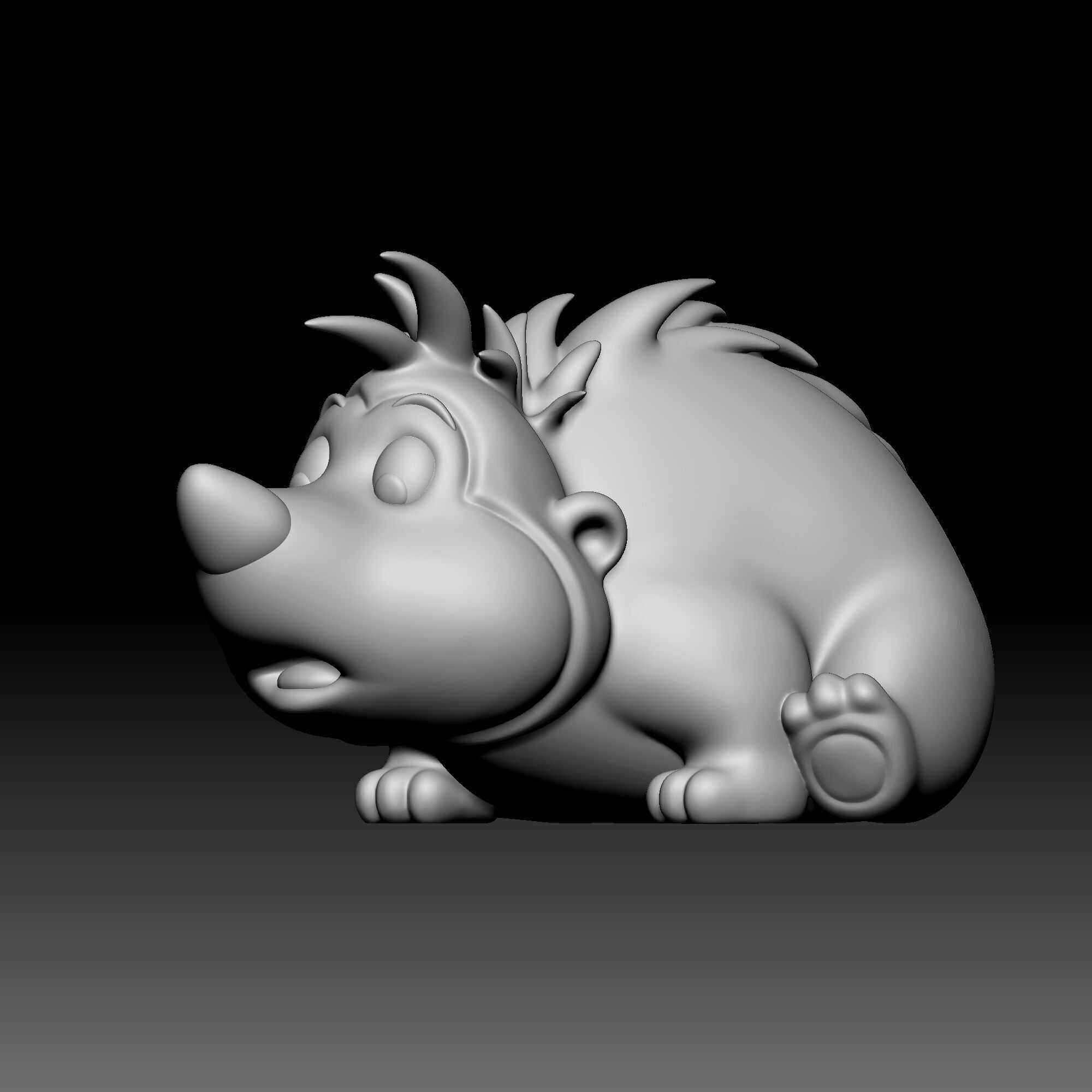 Hedgehog - Alice in Wonderland - 010 3D print model_12