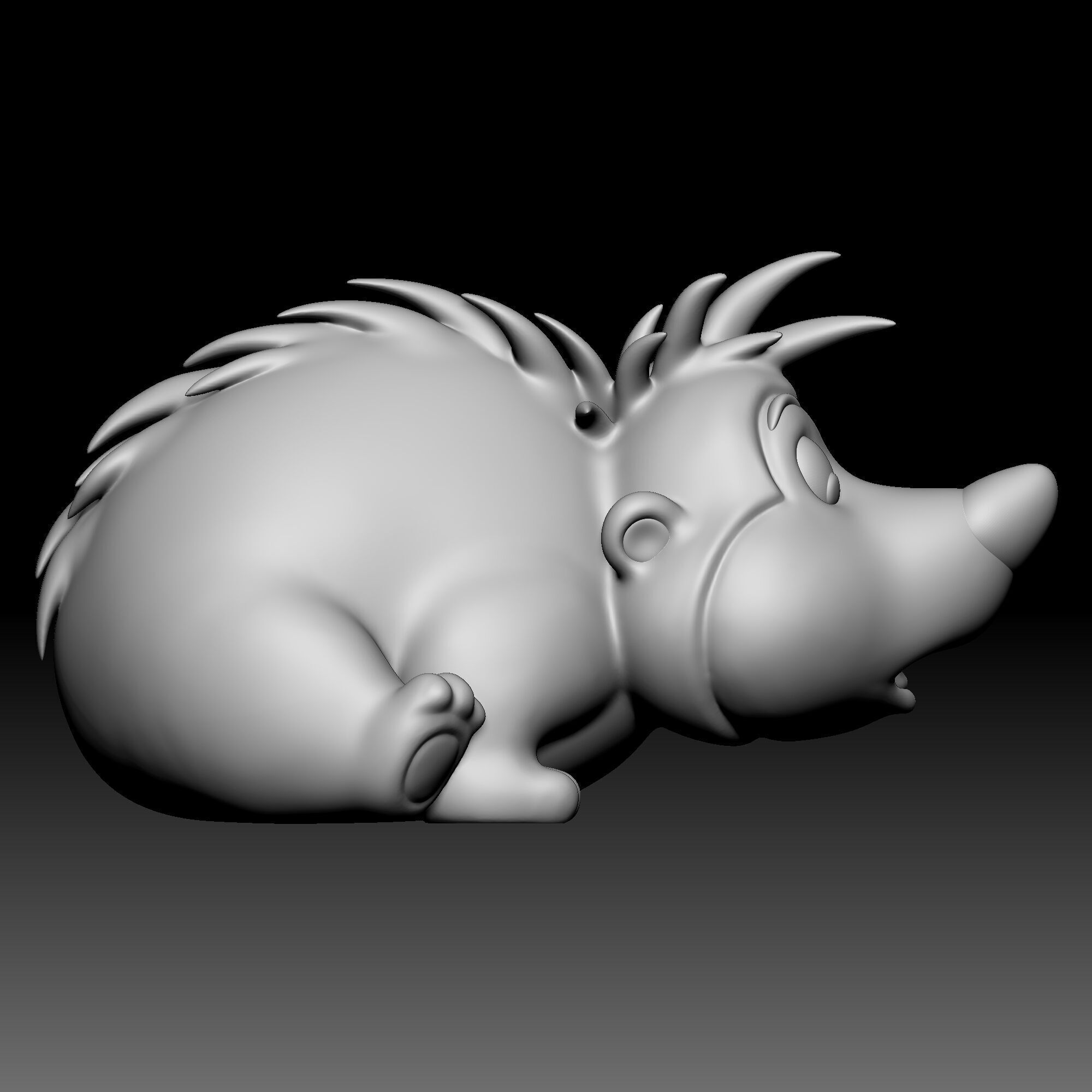 Hedgehog - Alice in Wonderland - 010 3D print model_7