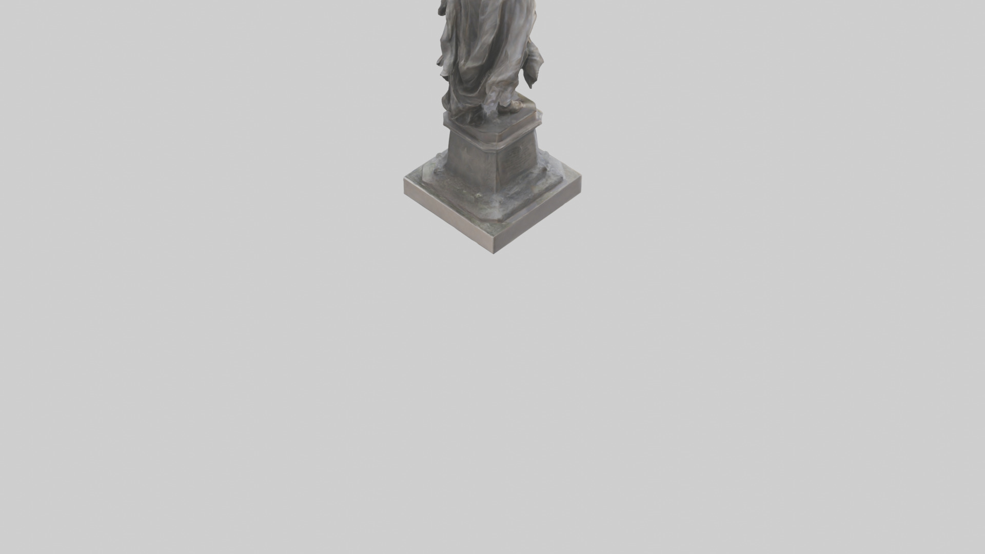 The Heroes of Freedom statue model Low-poly 3D model_4
