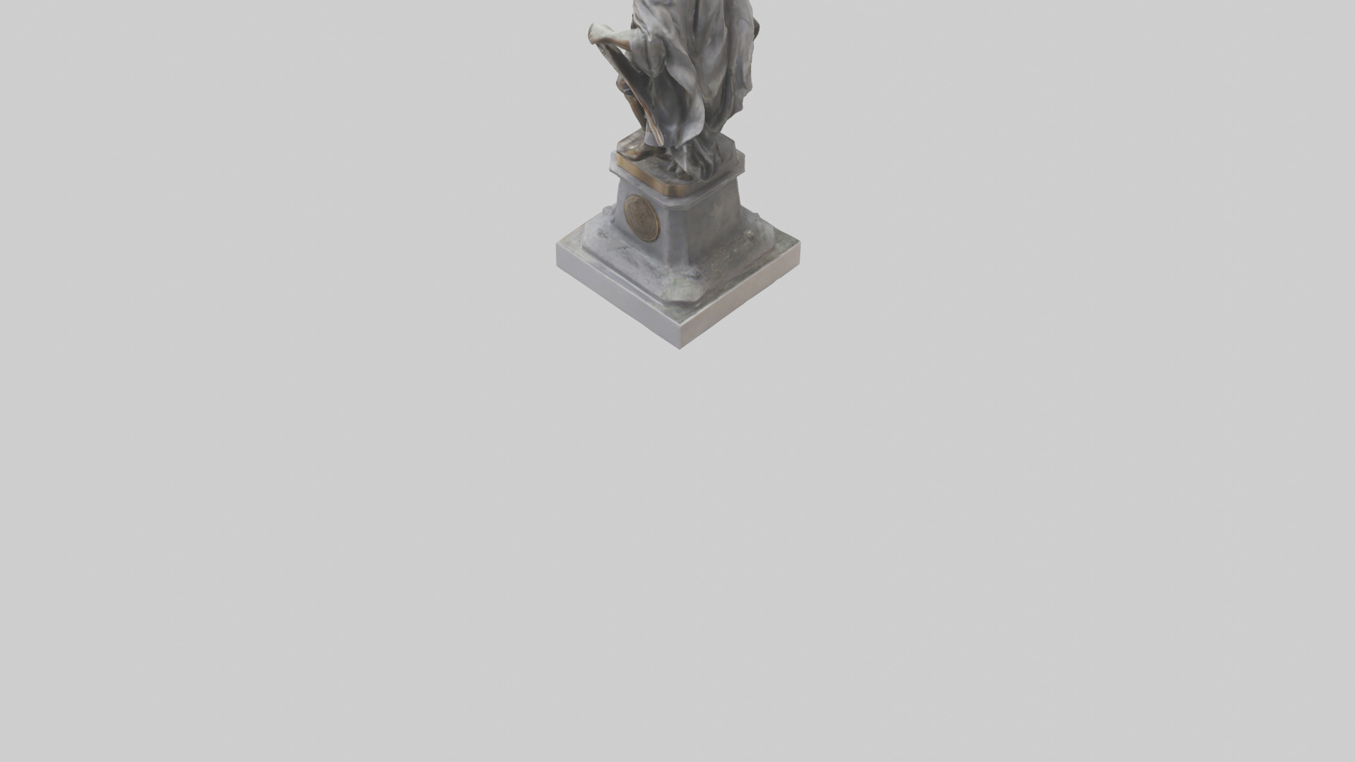 The Heroes of Freedom statue model Low-poly 3D model_3