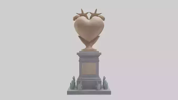 The Heart of Liberty monument model