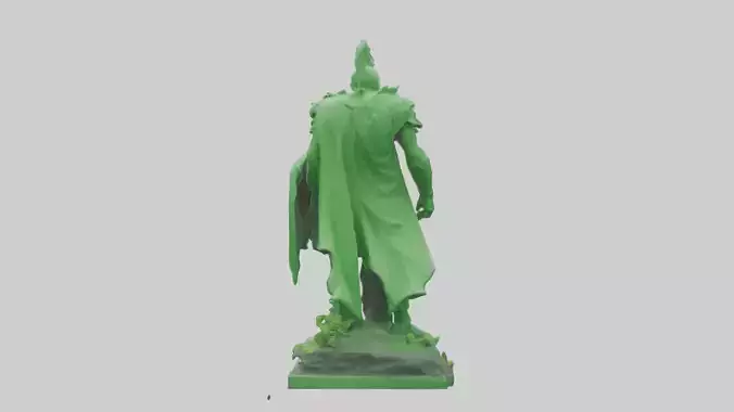 The Green Planet Protector Statue model