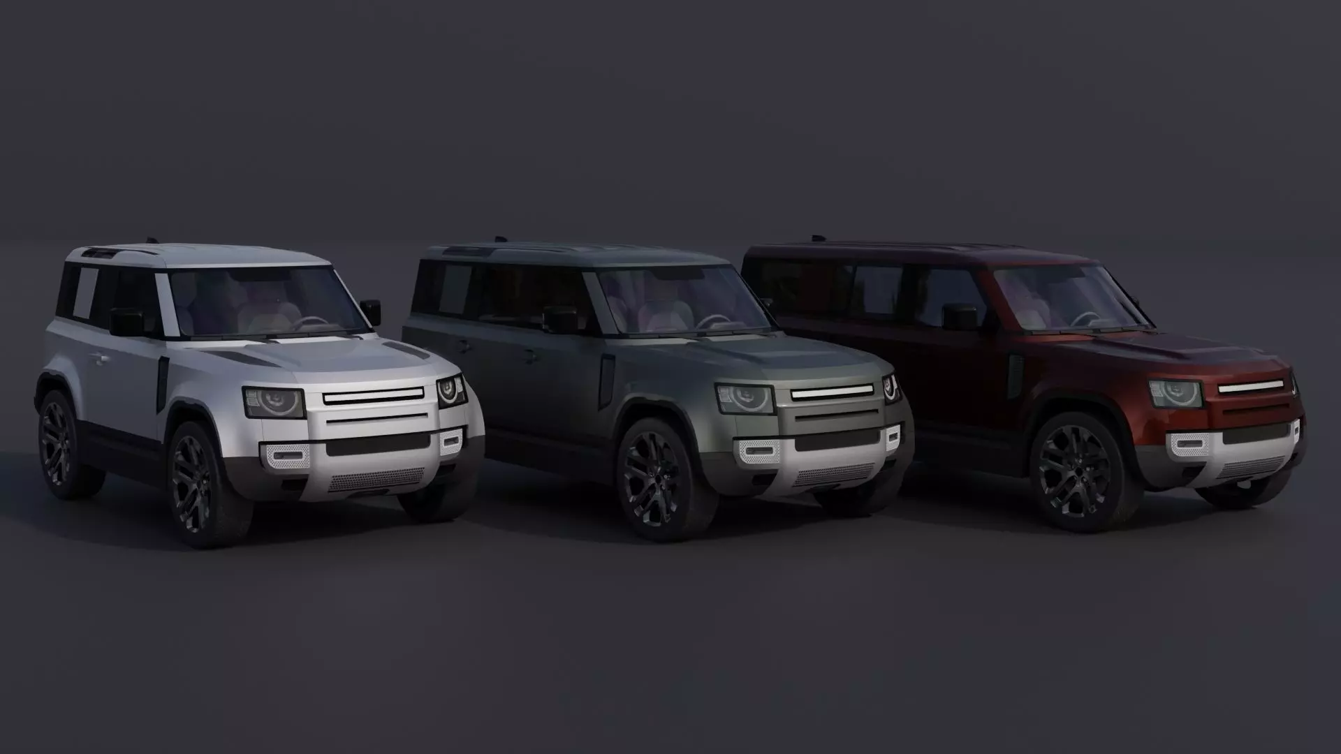 Generic SUV Pack v3 3D Model Collection_0