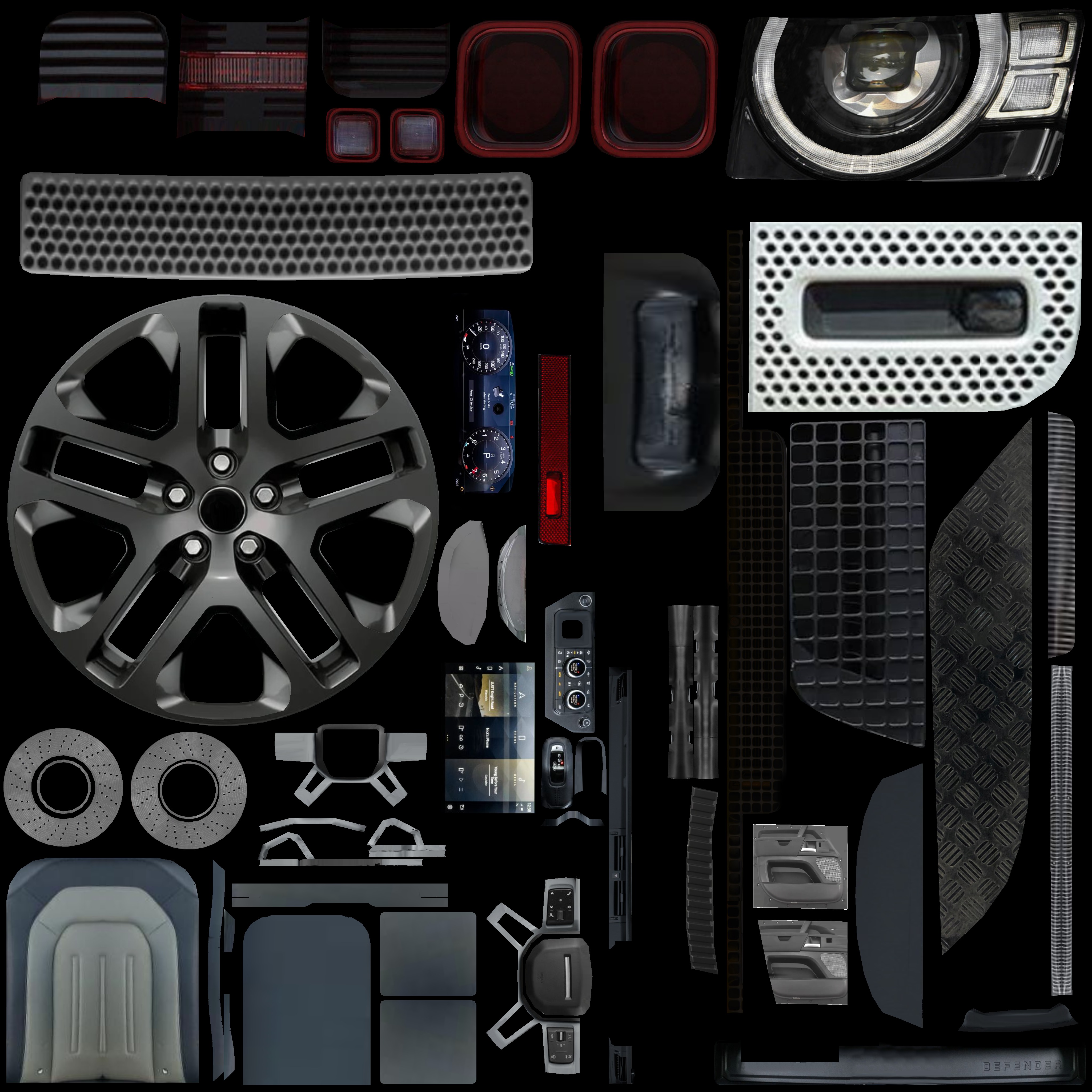 Generic SUV Pack v3 3D Model Collection_22