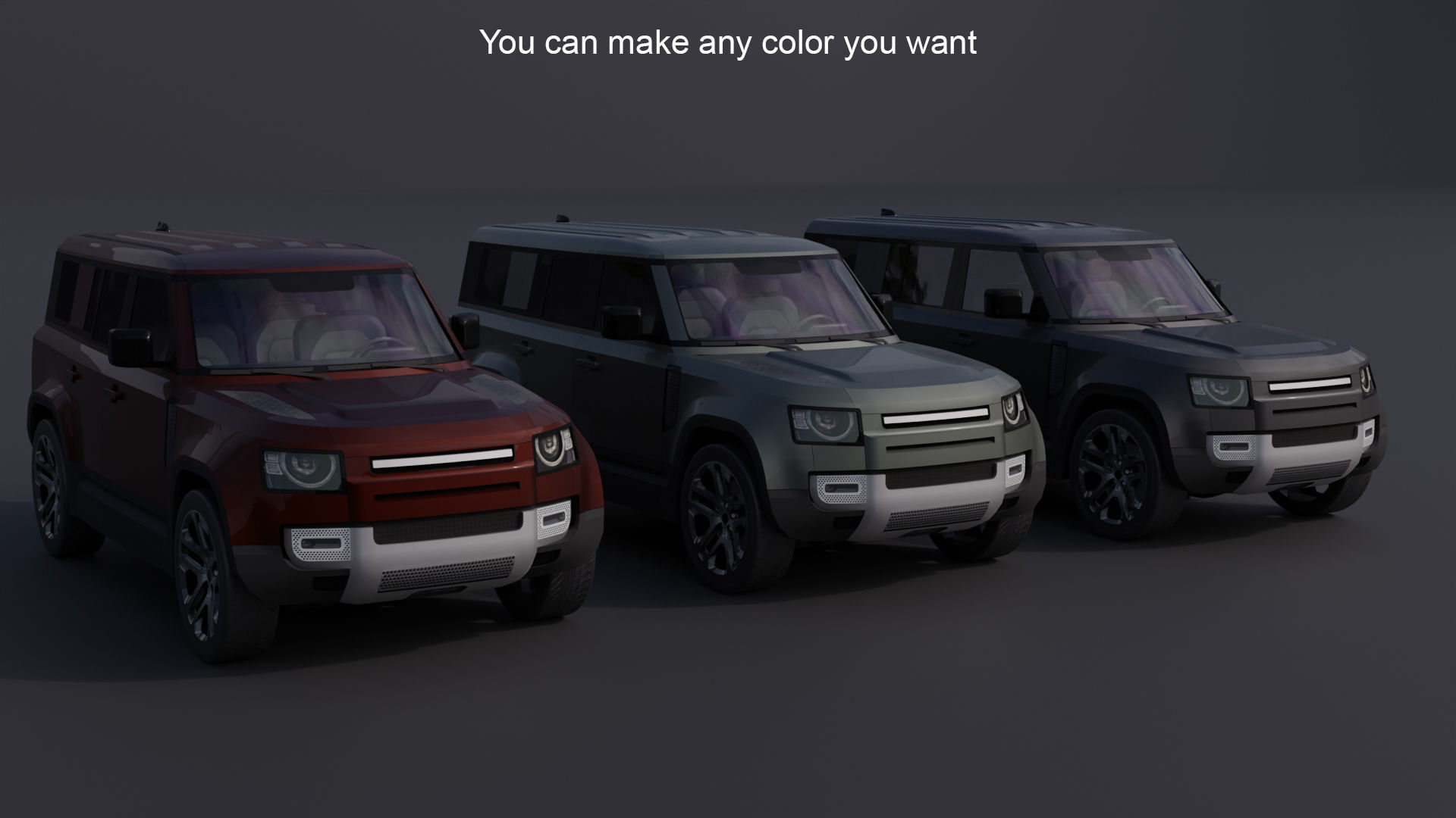 Generic SUV Pack v3 3D Model Collection_19