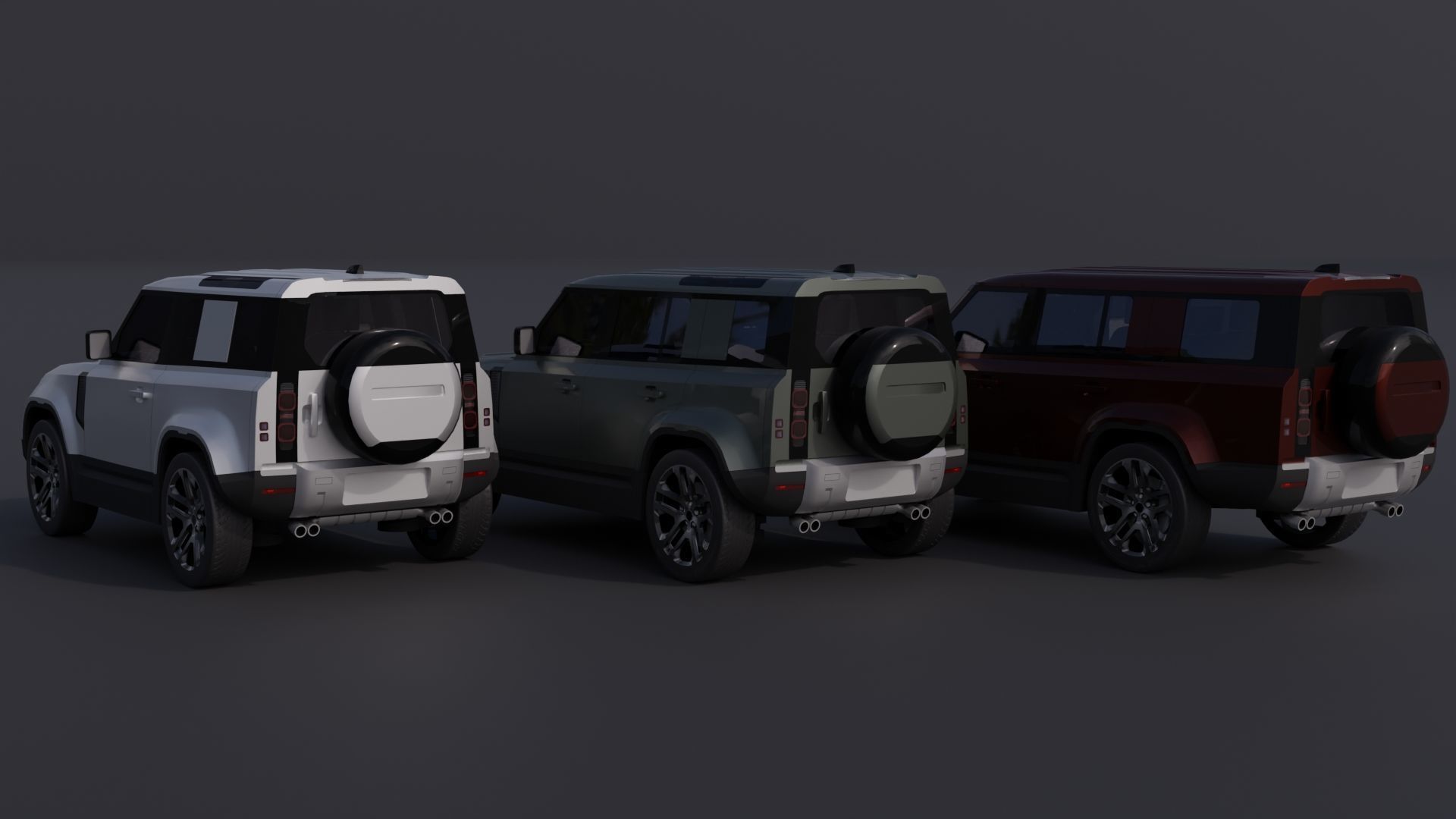 Generic SUV Pack v3 3D Model Collection_1