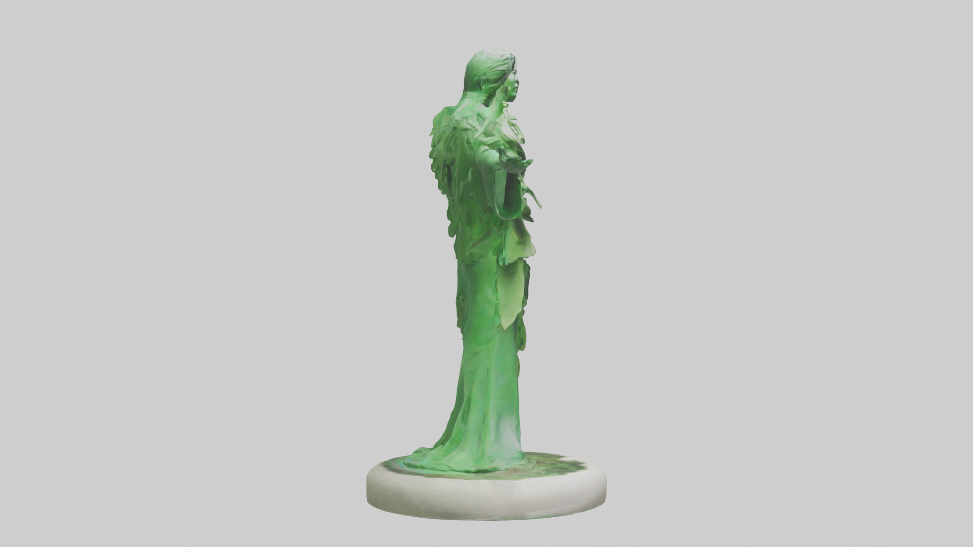 The Green Earth Movement Statue model Low-poly 3D model_13
