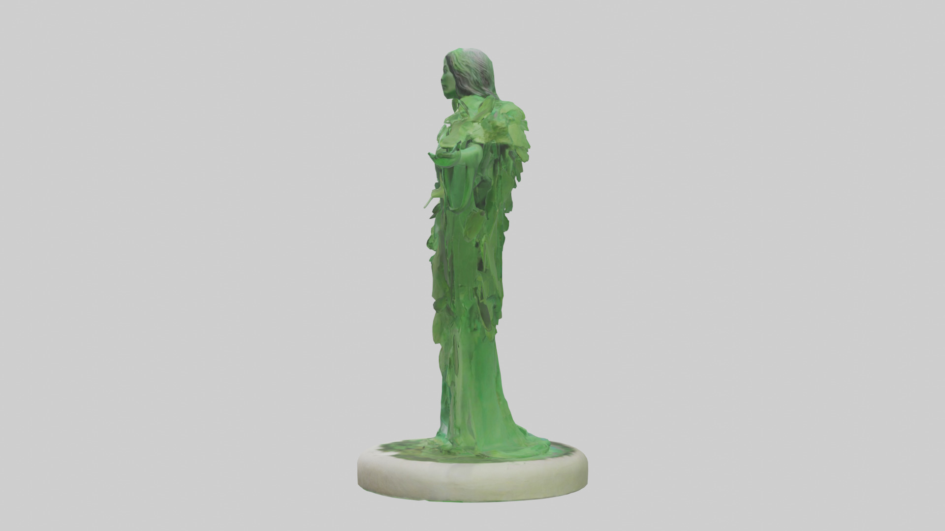 The Green Earth Movement Statue model Low-poly 3D model_12