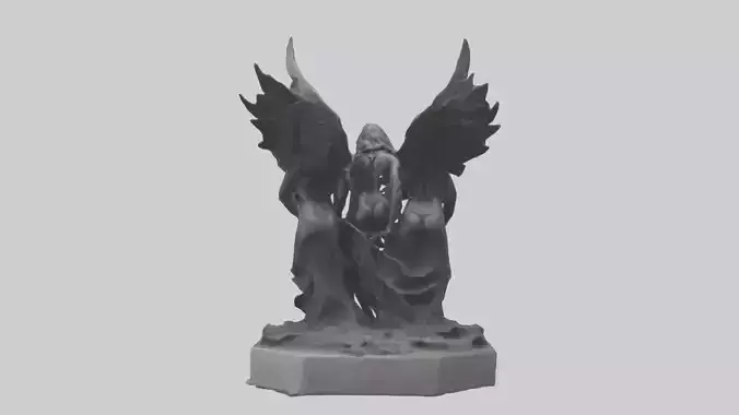 The Furies statue model