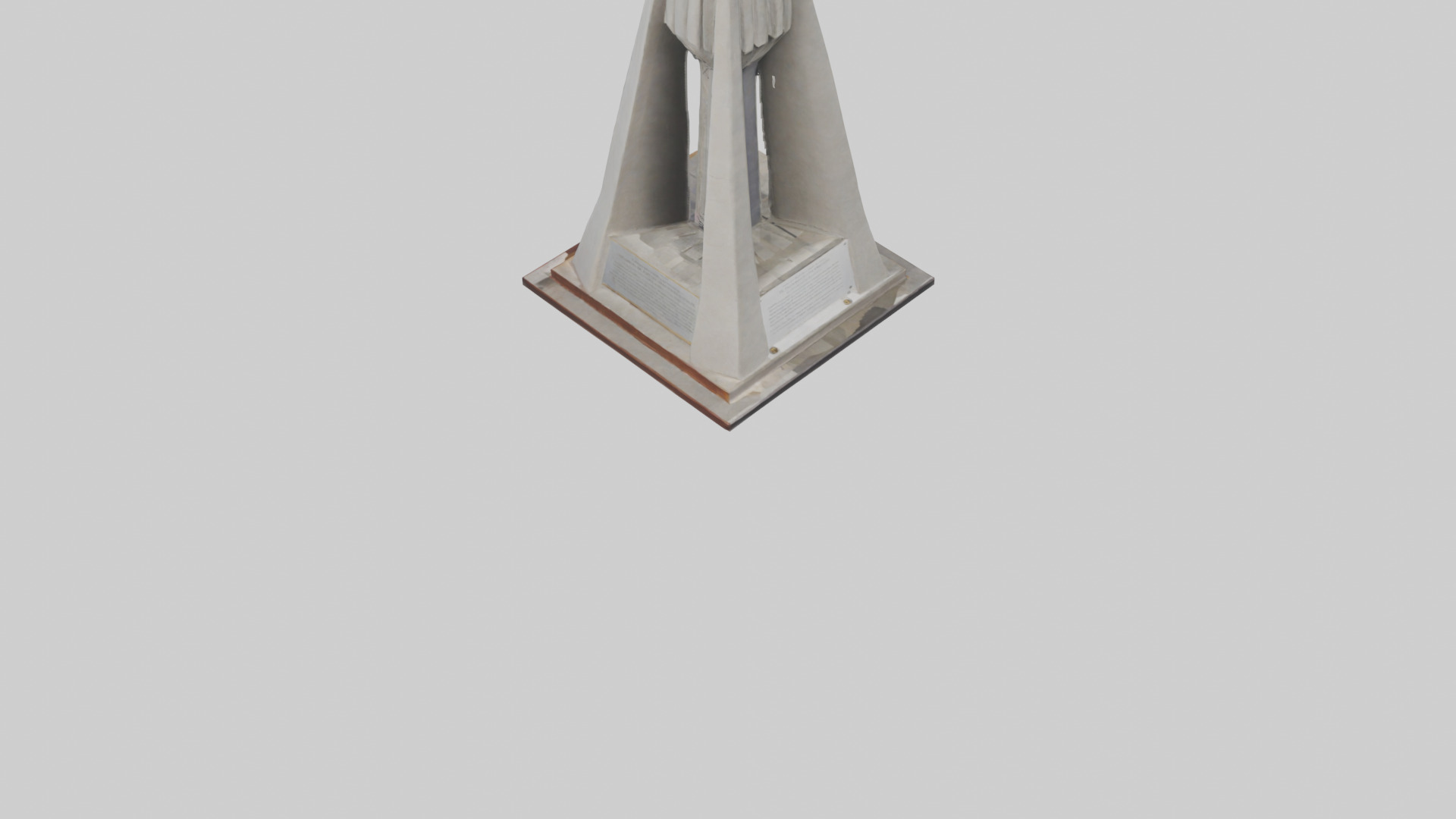 The Freedom March monument model Low-poly 3D model_3