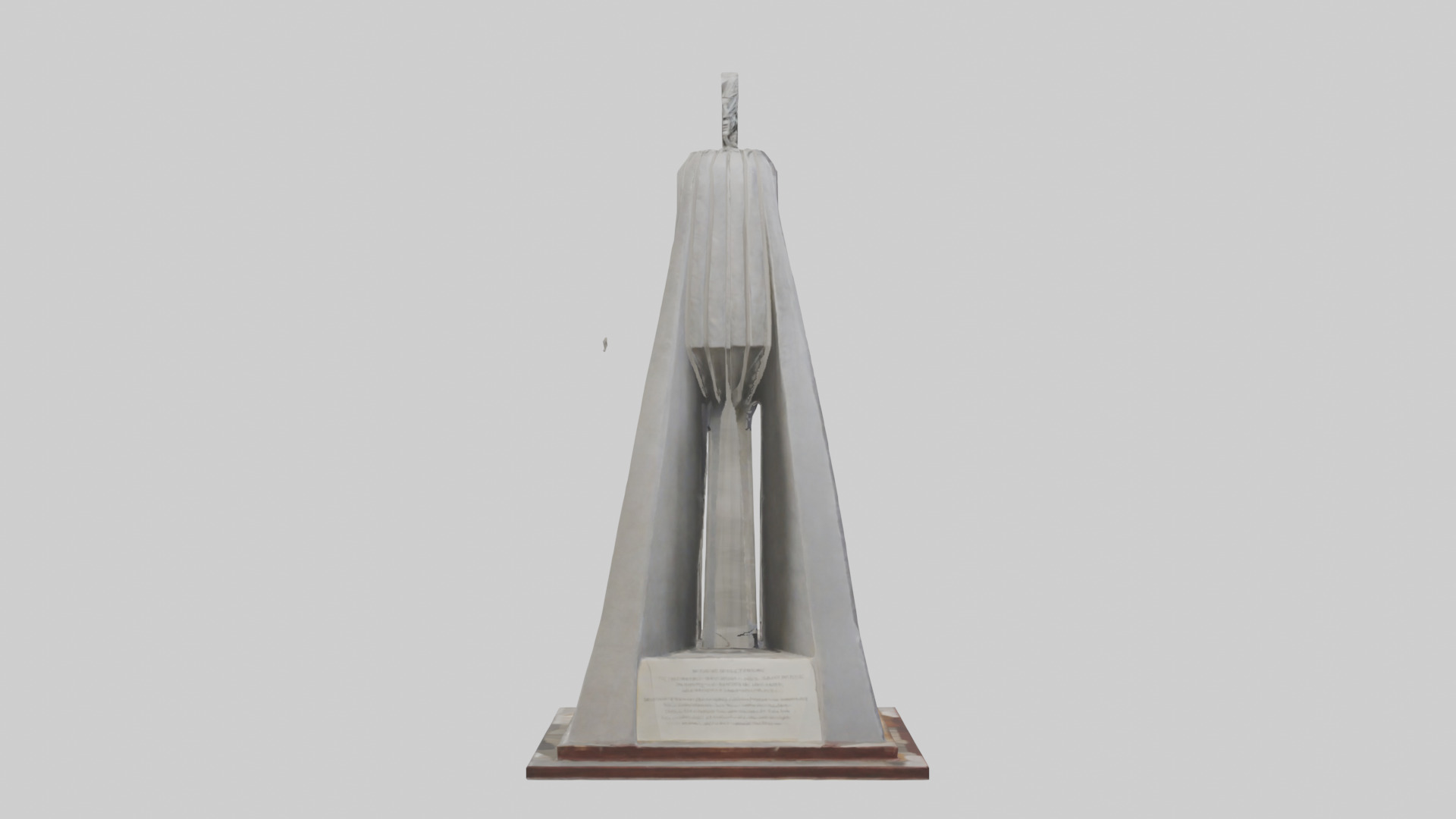 The Freedom March monument model Low-poly 3D model_13