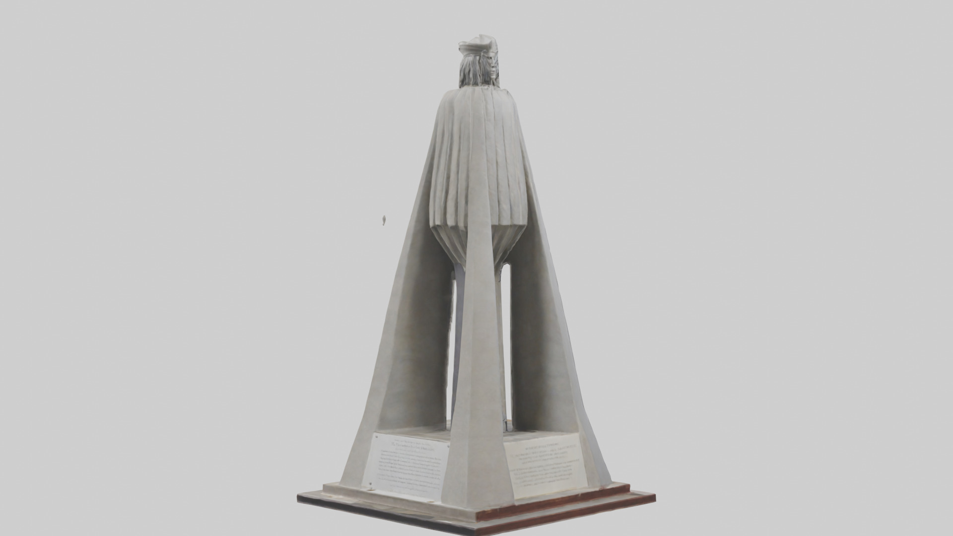 The Freedom March monument model Low-poly 3D model_2