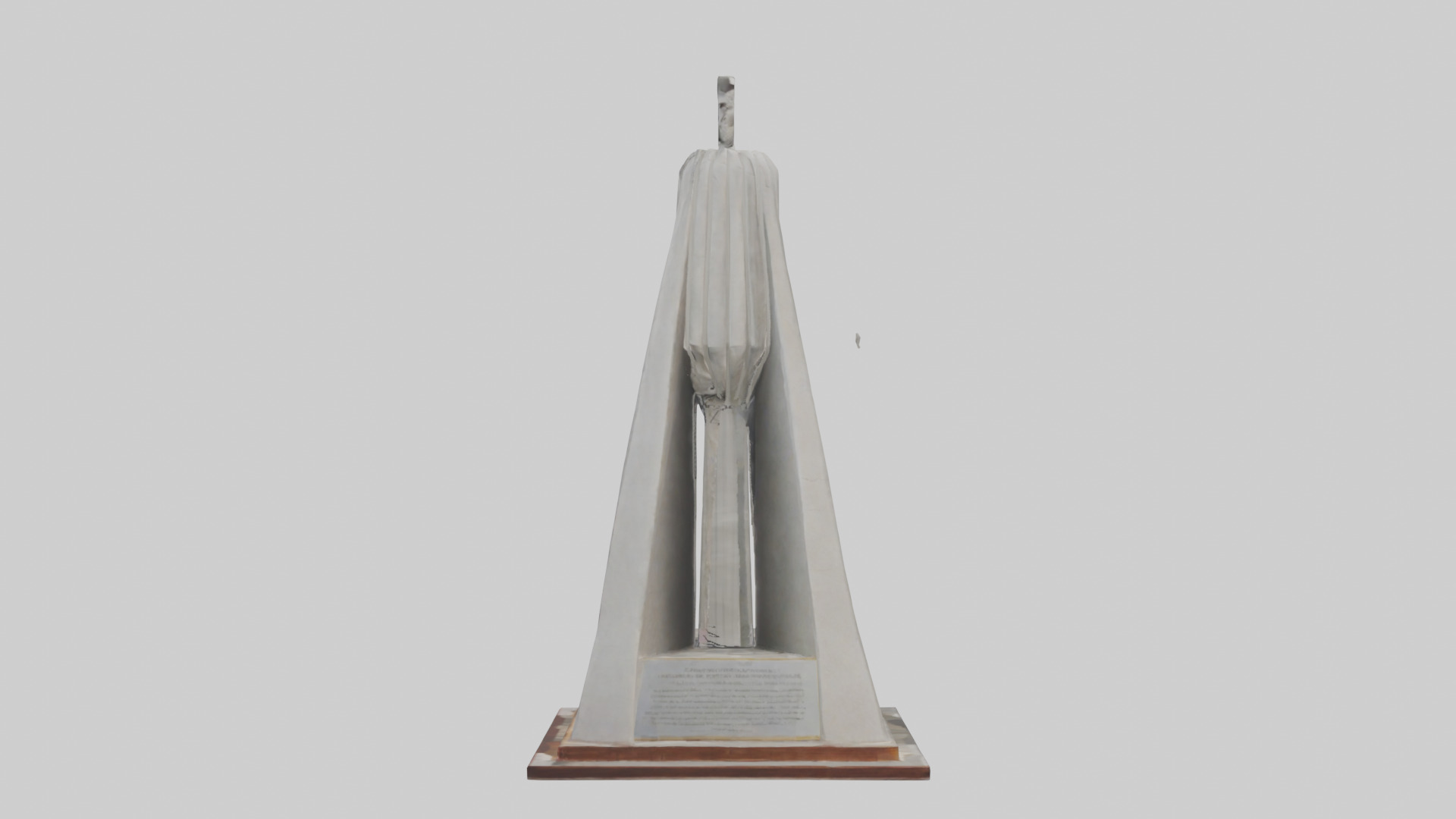 The Freedom March monument model Low-poly 3D model_12