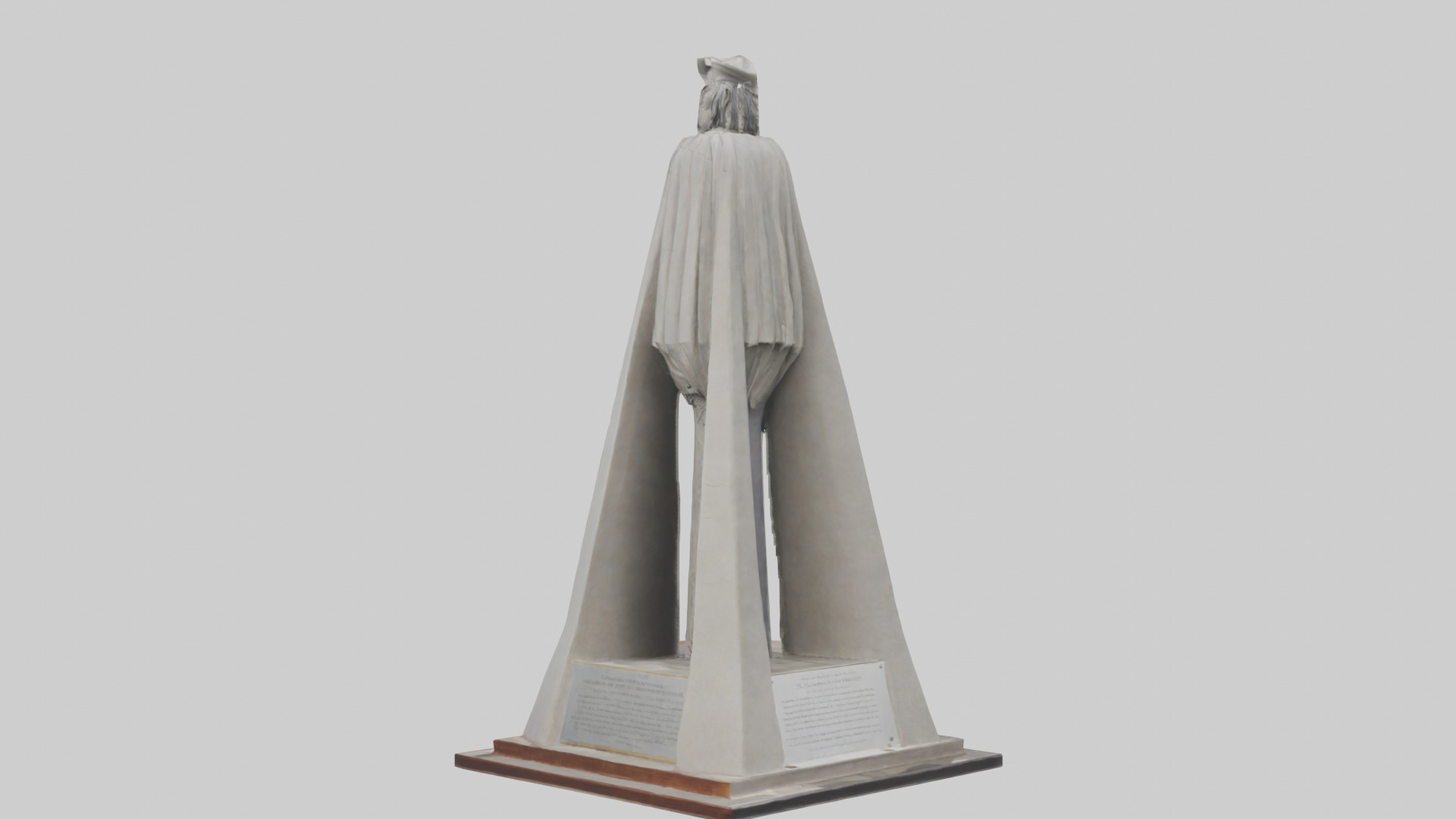 The Freedom March monument model Low-poly 3D model_1