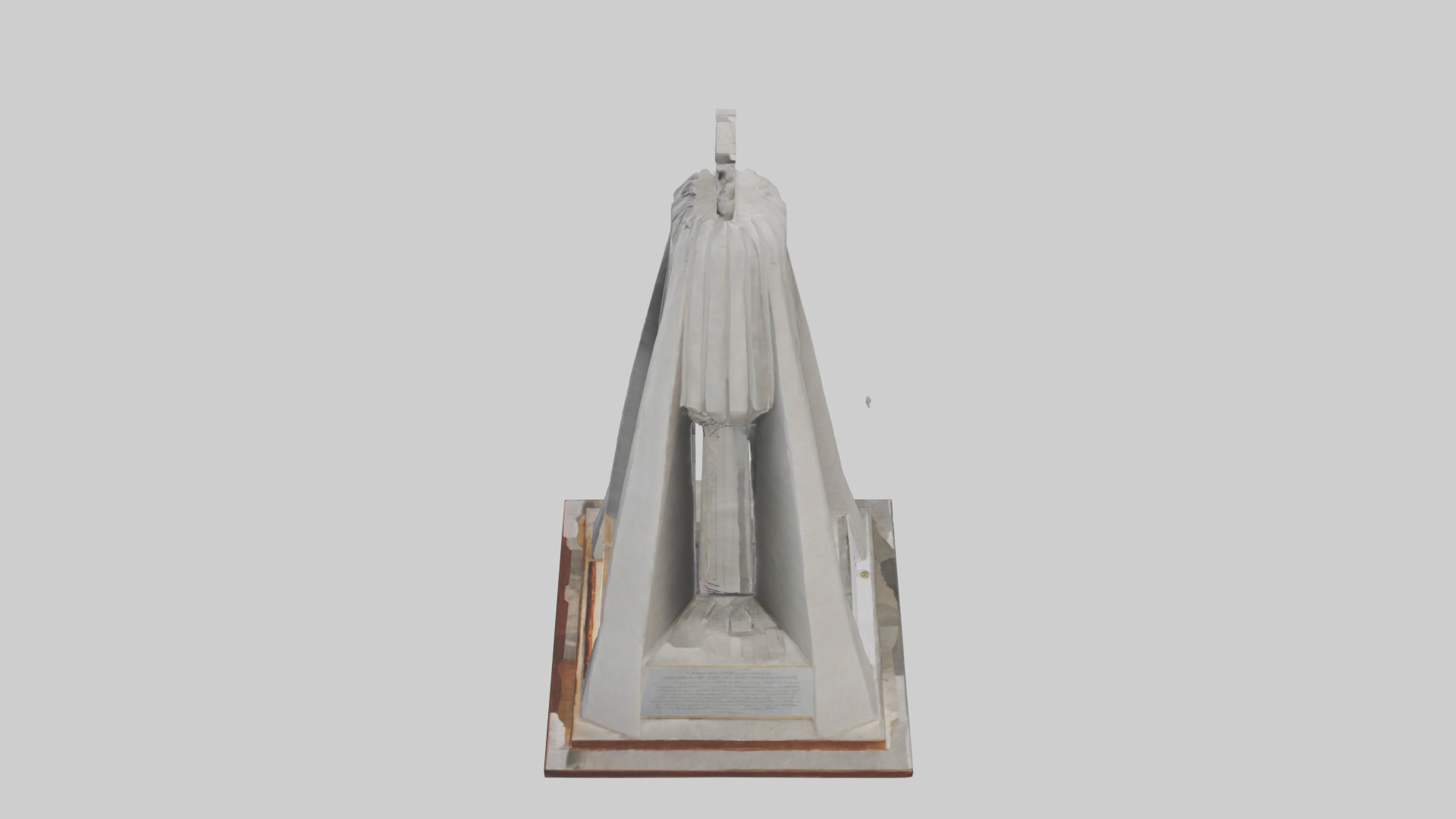 The Freedom March monument model Low-poly 3D model_17