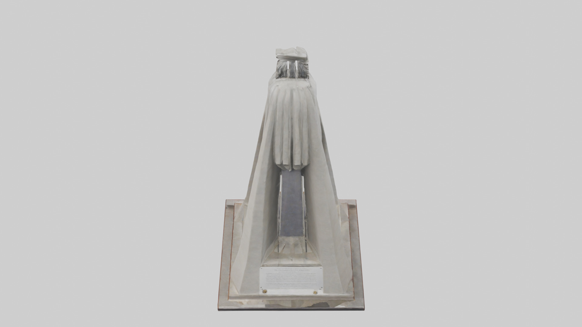 The Freedom March monument model Low-poly 3D model_15