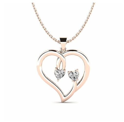 Heart pendant 007 3D print model