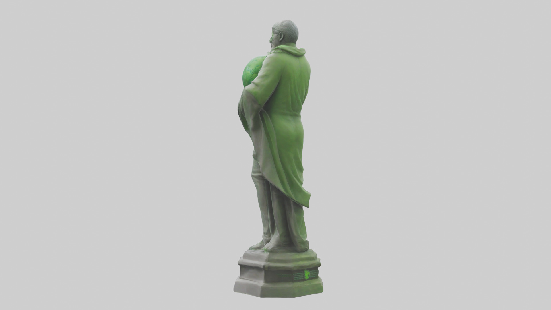 The Environmental Savior Statue model Low-poly 3D model_1