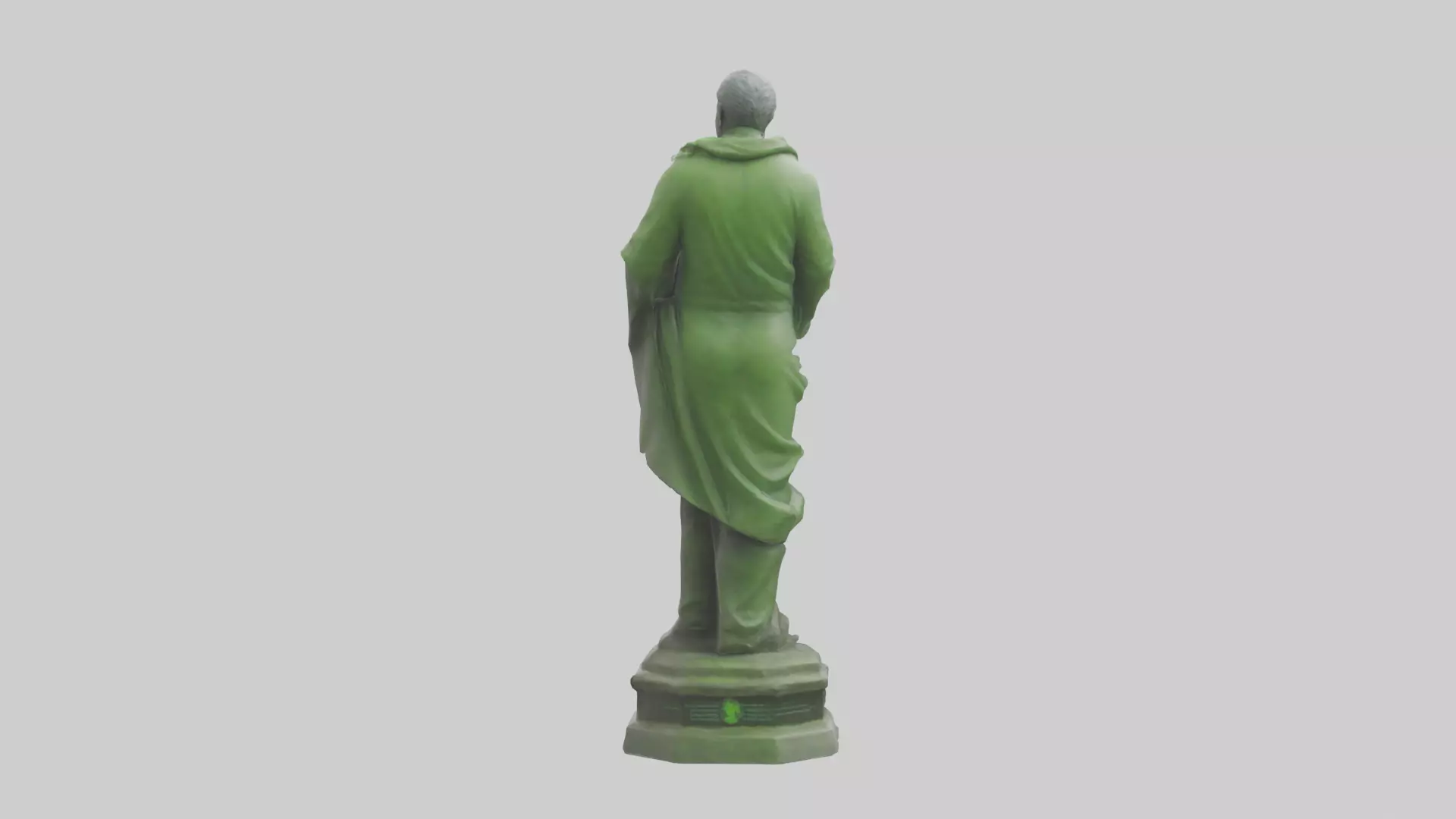 The Environmental Savior Statue model Low-poly 3D model_0