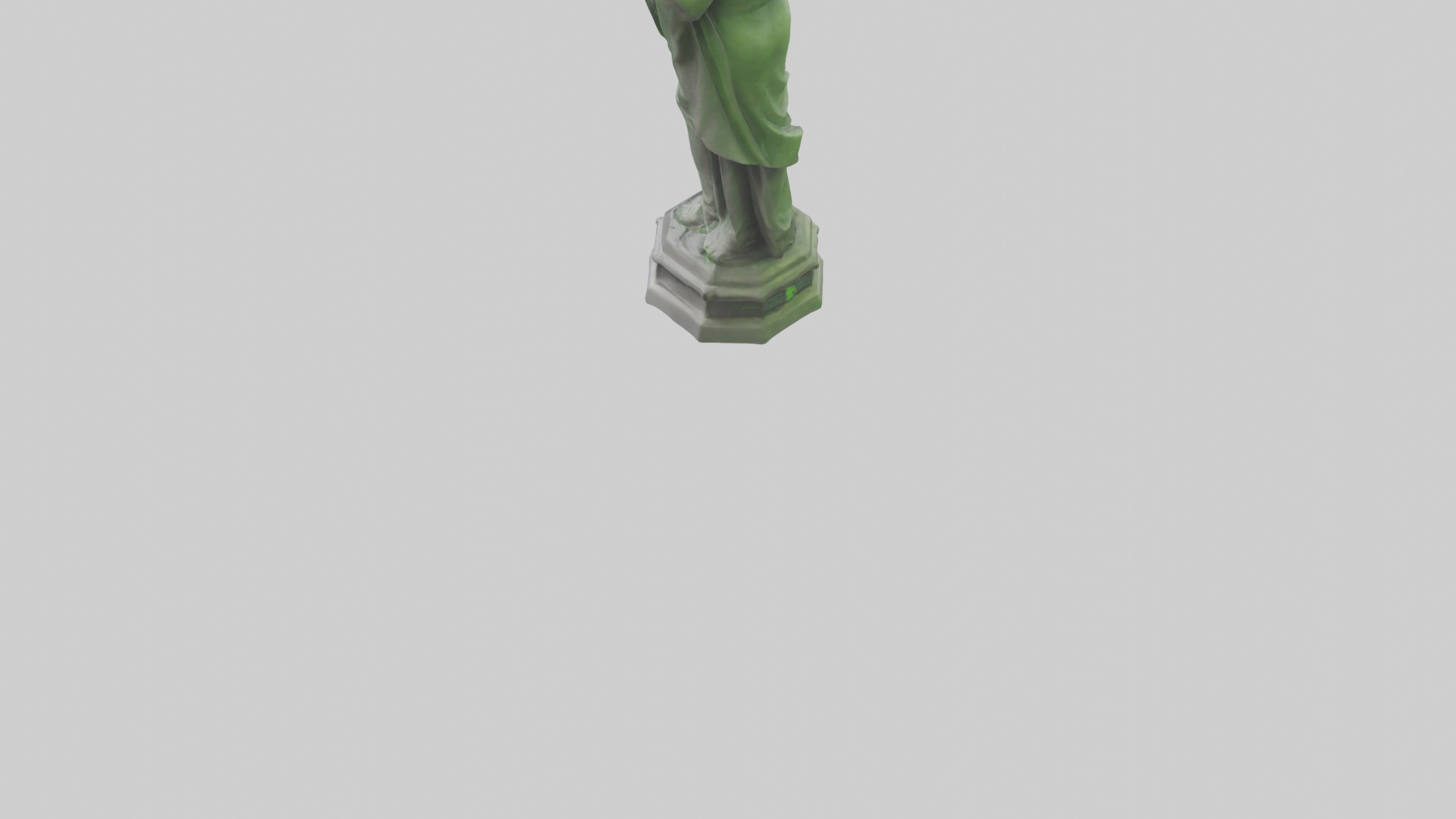The Environmental Savior Statue model Low-poly 3D model_3