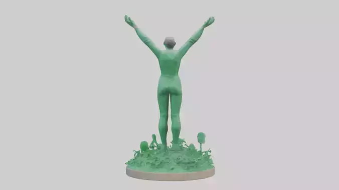 The Environmental Revolution Statue model