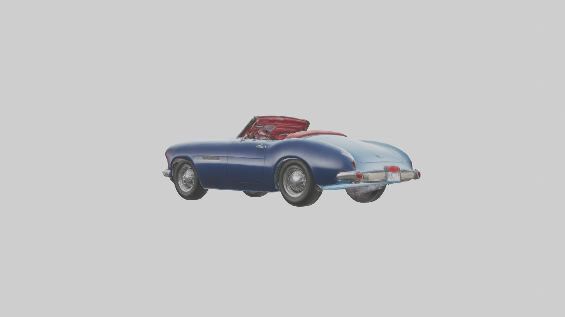 Classic Convertible Roadster model 3D model_1