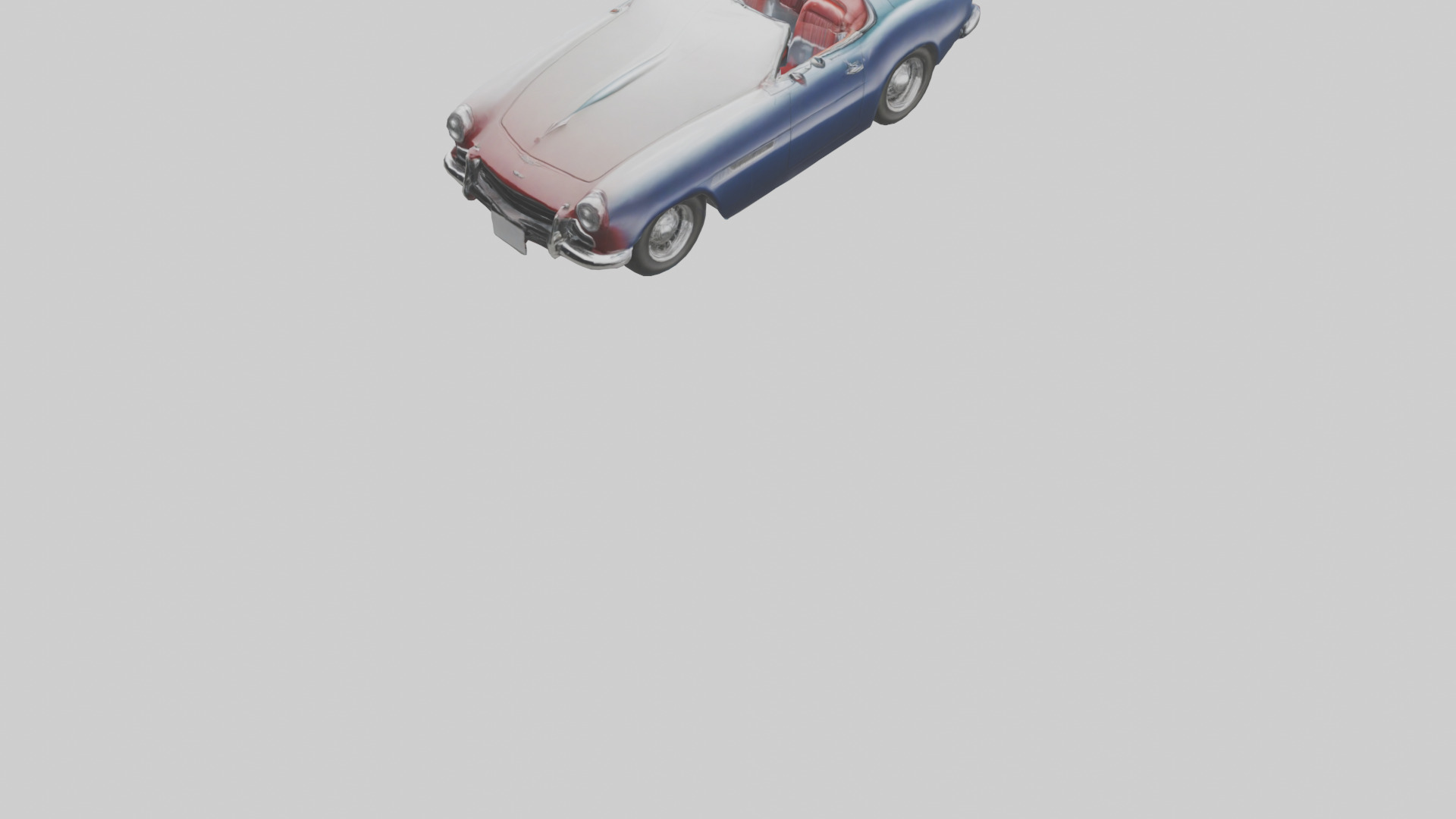 Classic Convertible Roadster model 3D model_5