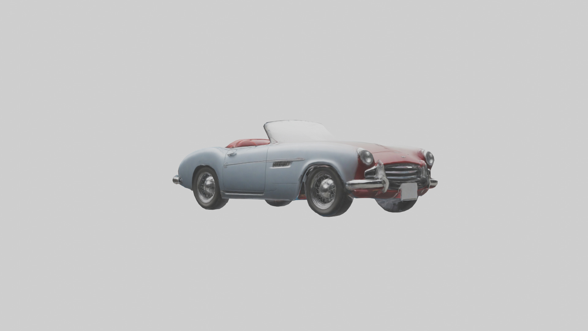 Classic Convertible Roadster model 3D model_7