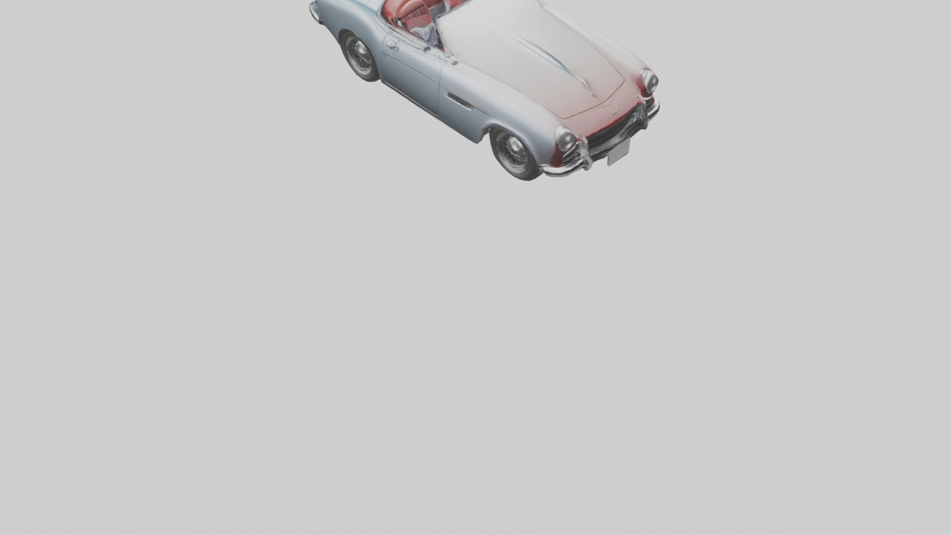 Classic Convertible Roadster model 3D model_6