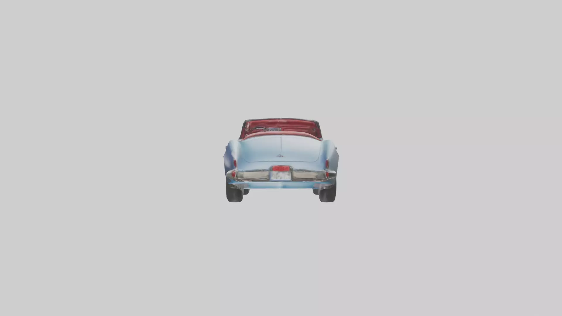Classic Convertible Roadster model 3D model_0