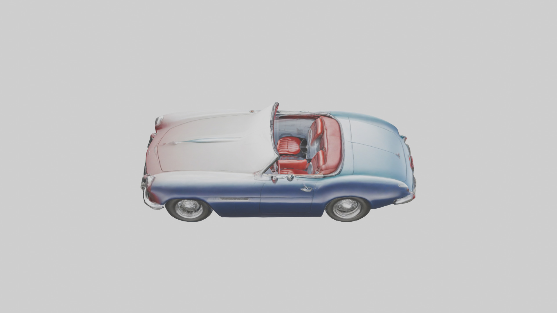 Classic Convertible Roadster model 3D model_17