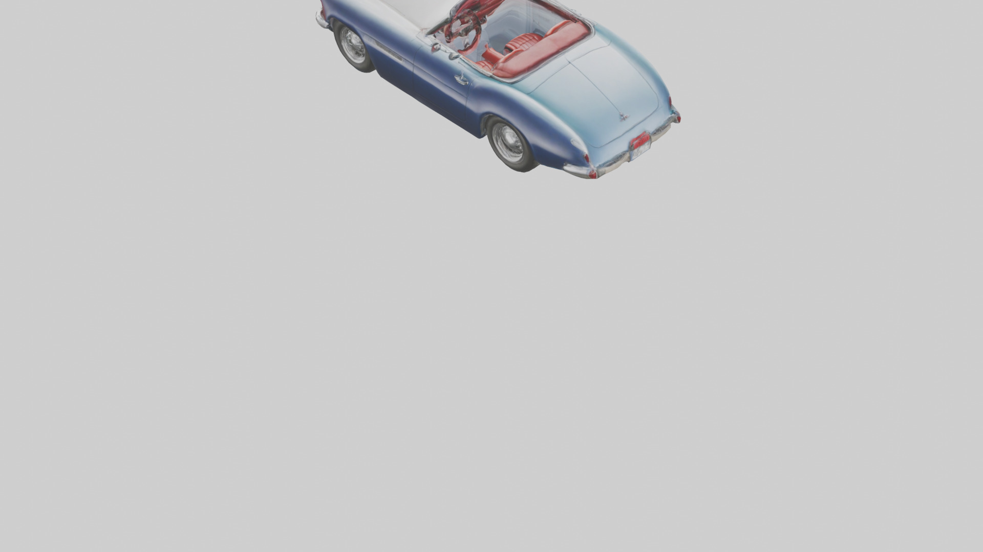 Classic Convertible Roadster model 3D model_3