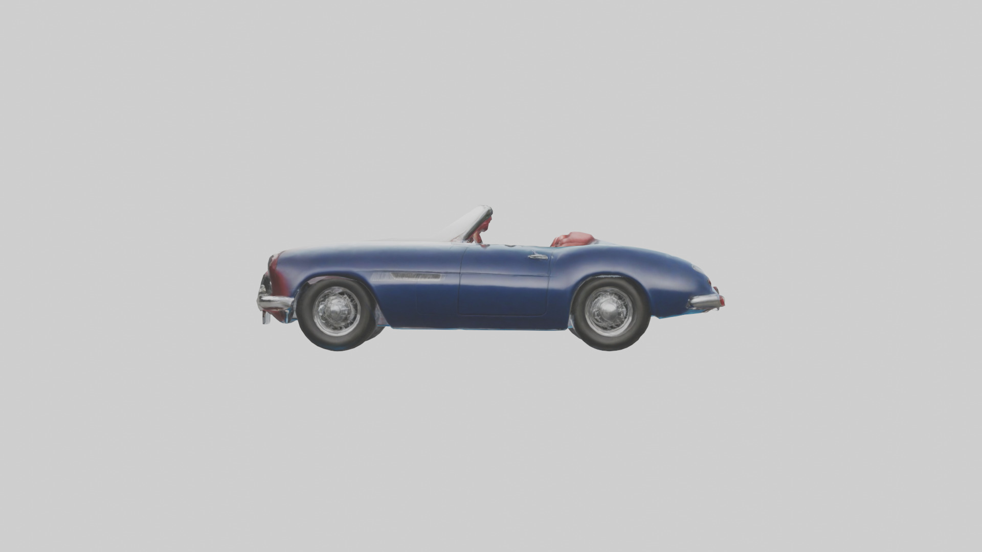 Classic Convertible Roadster model 3D model_12