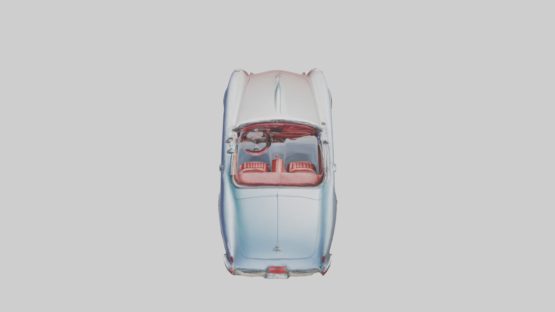 Classic Convertible Roadster model 3D model_15