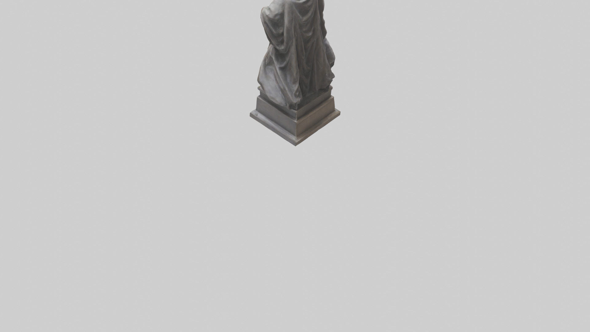 The End of Tyranny statue model Low-poly 3D model_3