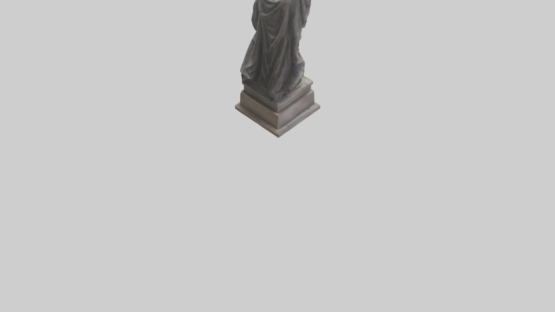 The End of Tyranny statue model Low-poly 3D model_4